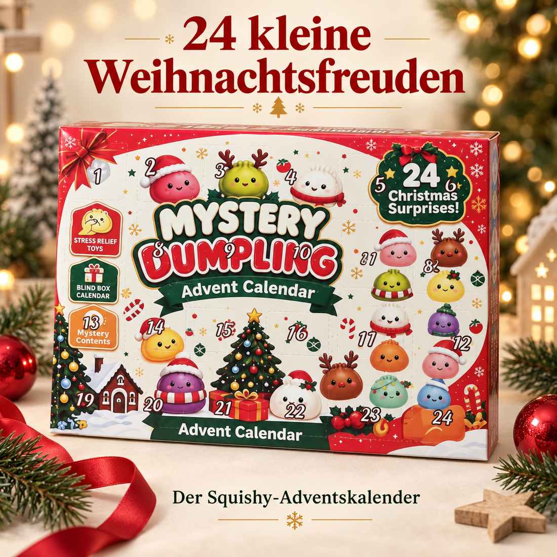Weihnachts-Knödel Adventskalender