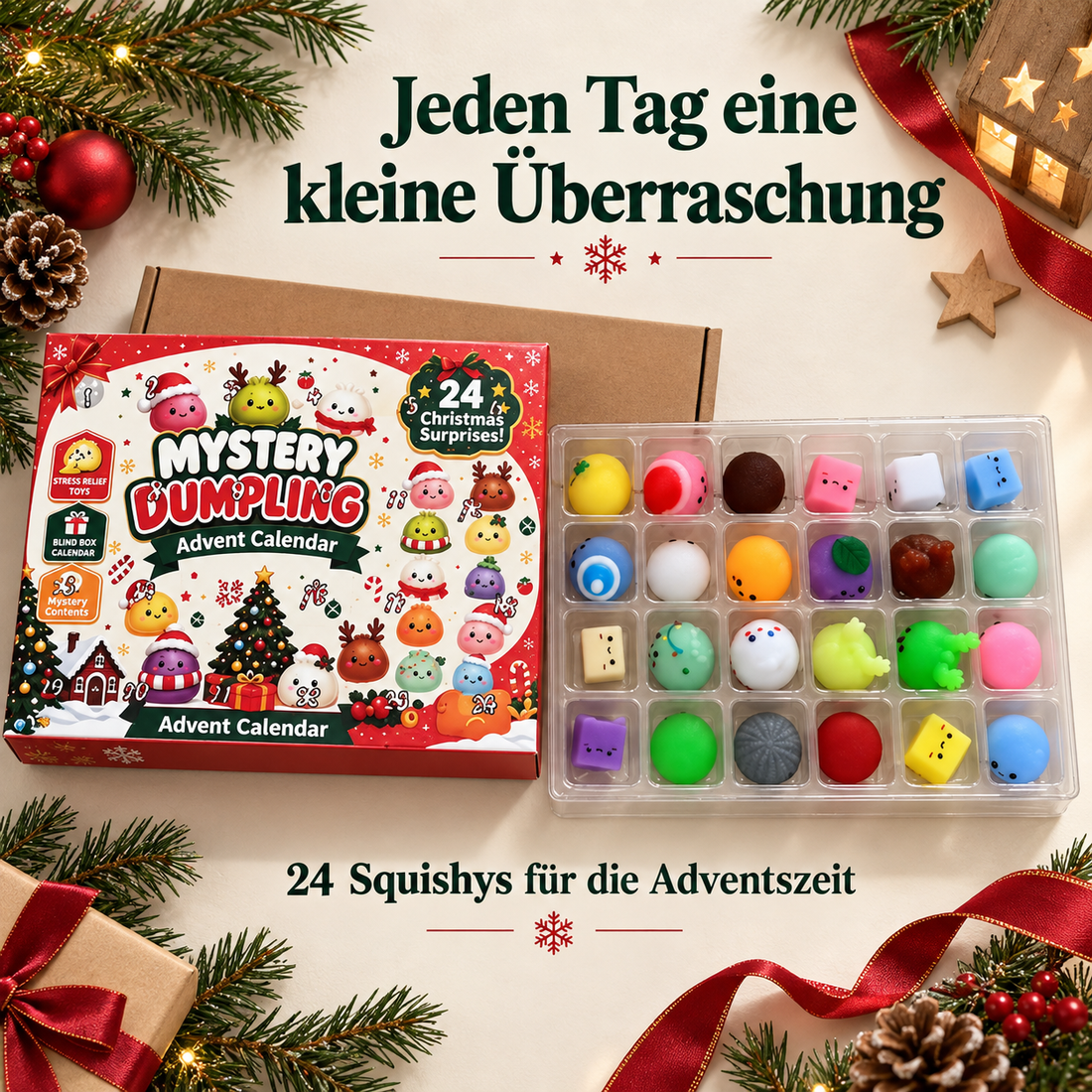Weihnachts-Knödel Adventskalender
